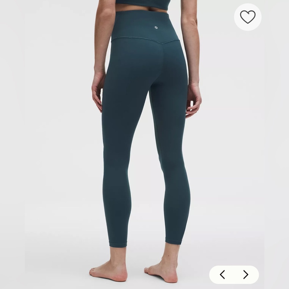 NWT Lululemon Set: Align Tank & High Rise Leggings 25” Indochine Blue Size 6 - Picture 7 of 11